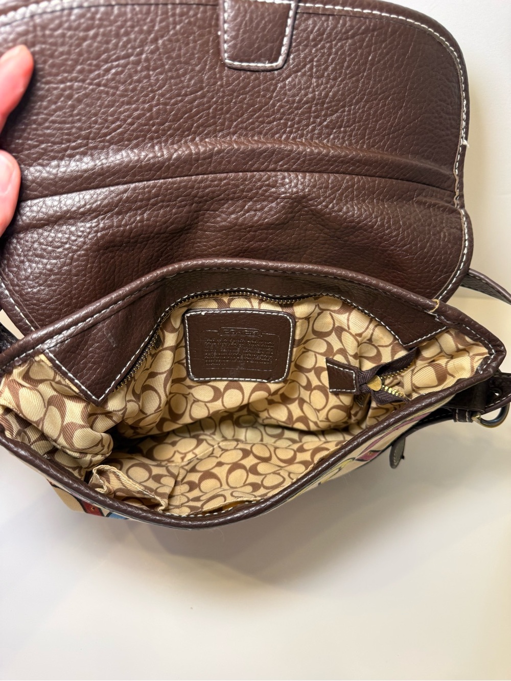 Vintage Coach Bag y2k 1990s - Picture 6 of 15